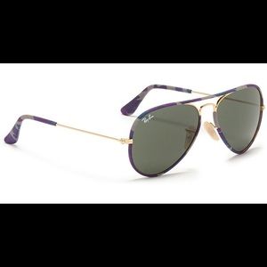 Ray-Ban Aviator Purple Camouflage